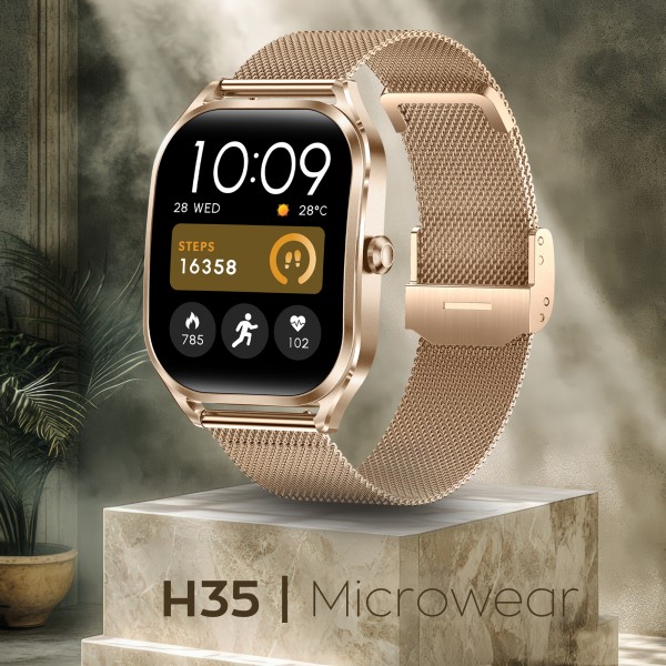 Smartwatch Microwear H35 - Gold