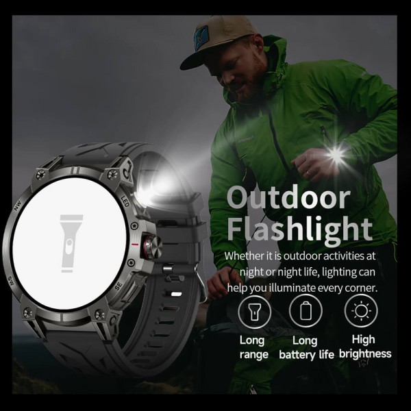 Smartwatch Microwear KC89 - Black