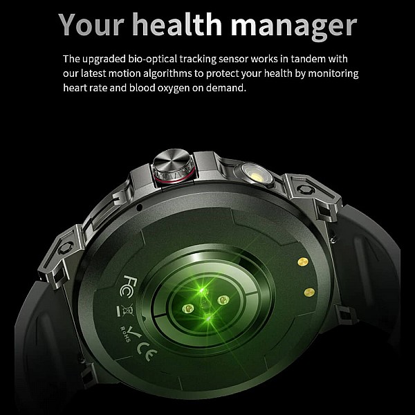 Smartwatch Microwear KC89 - Black