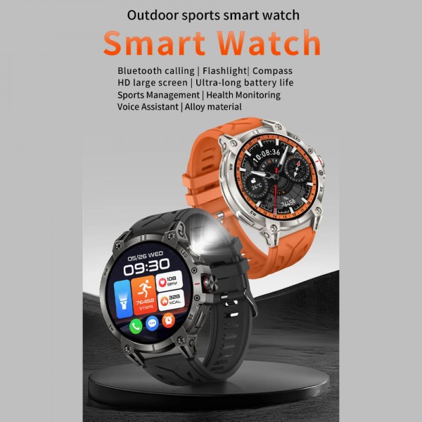 Smartwatch Microwear KC89 - Black