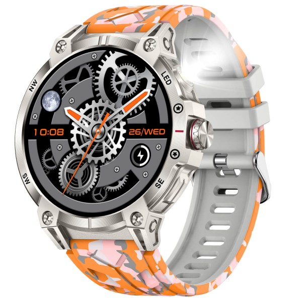 Smartwatch Microwear KC89 - Orange camo