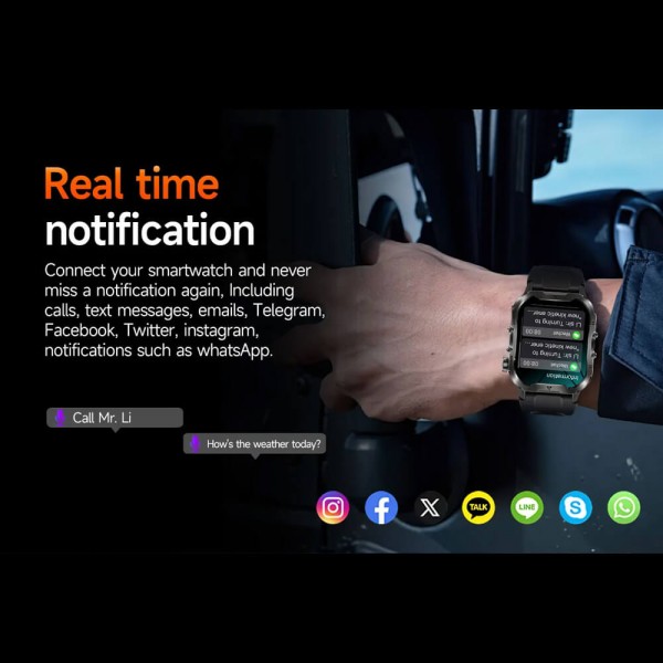 Smartwatch Microwear T26 - Green