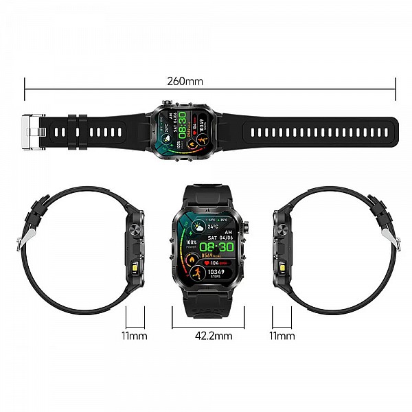 Smartwatch Microwear T26 - Green