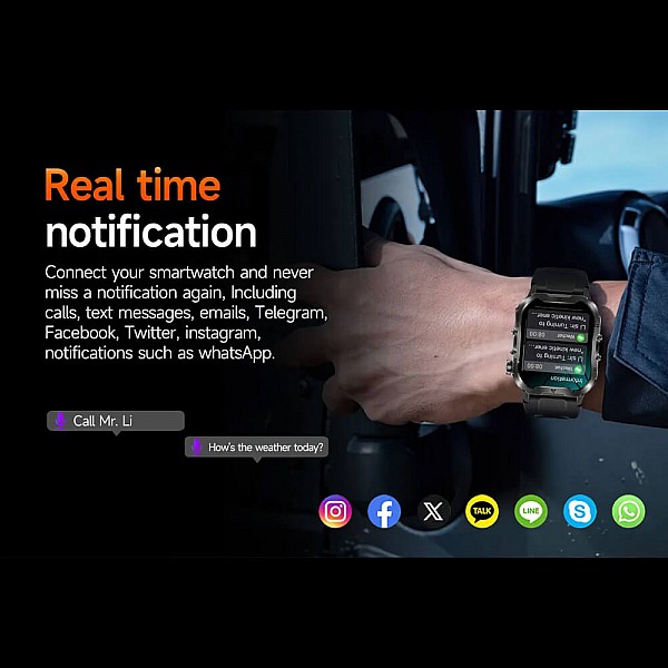 Smartwatch Microwear T26 - Green