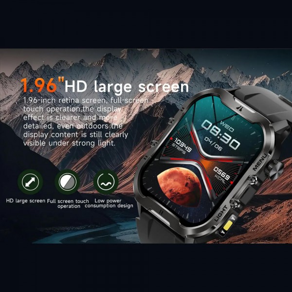 Smartwatch Microwear T26 - Green