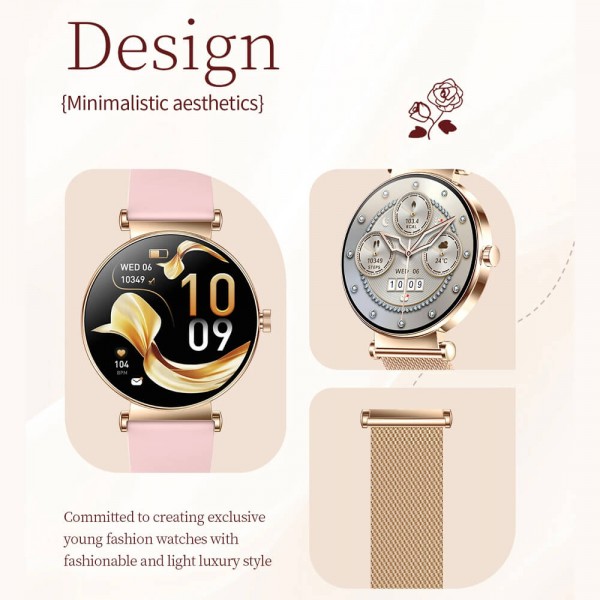 Smartwatch Microwear Y16 - Black Steel