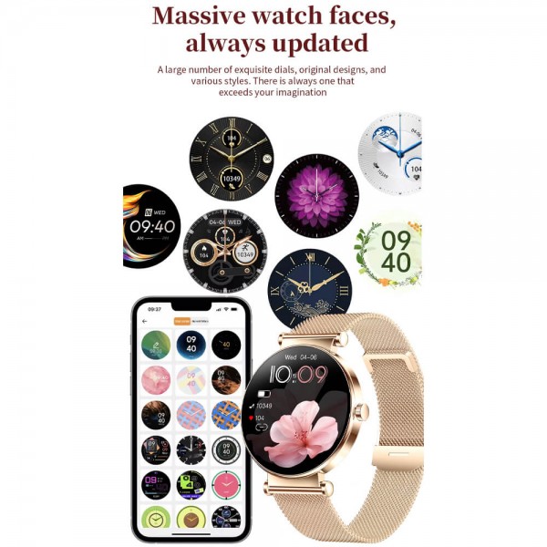 Smartwatch Microwear Y16 - Black Steel