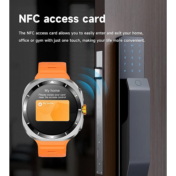 Smartwatch Microwear F7 - Black  Steel