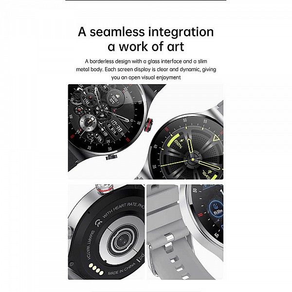 Smartwatch Microwear QW33 - Black Steel Smartwatch Microwear QW33 - Black Steel