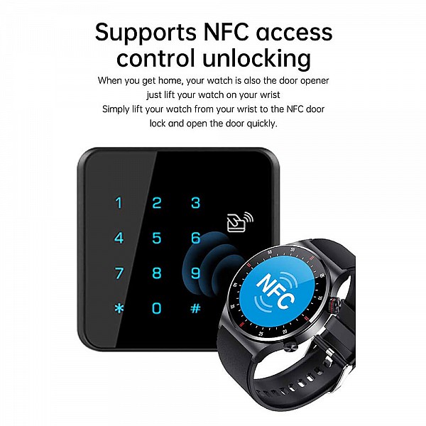 Smartwatch Microwear QW33 - Black Steel Smartwatch Microwear QW33 - Black Steel