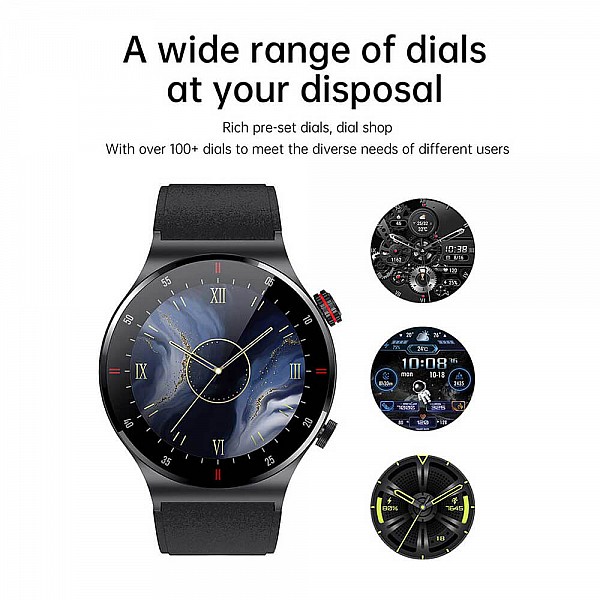 Smartwatch Microwear QW33 - Black Steel Smartwatch Microwear QW33 - Black Steel