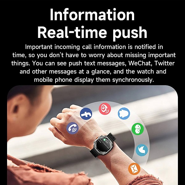 Smartwatch Microwear Z7 Ultra - Black Smartwatch Microwear Z7 Ultra - Black