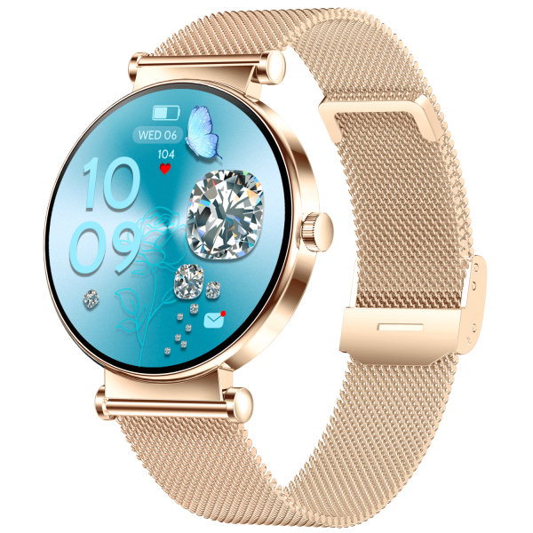 Smartwatch Microwear Y16 - Gold Steel