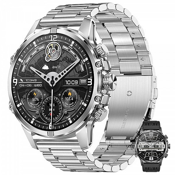 Smartwatch Microwear CF53 - Silver Steel