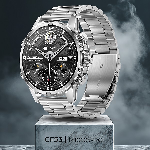 Smartwatch Microwear CF53 - Silver Steel