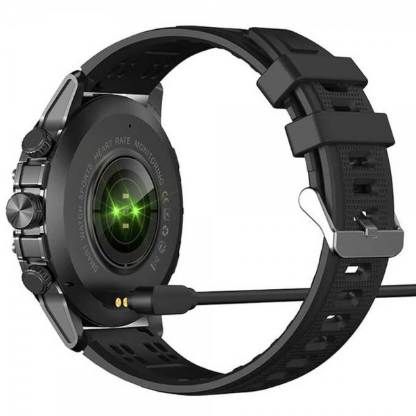 Smartwatch Microwear CF53 - Black Silicone