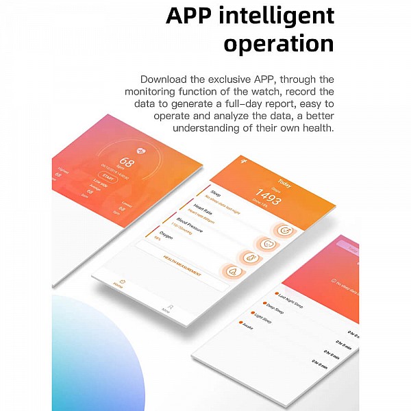 Smartwatch Microwear S350 - Grey Silicone