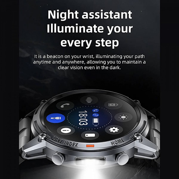 Smartwatch Microwear S350 - Grey Silicone