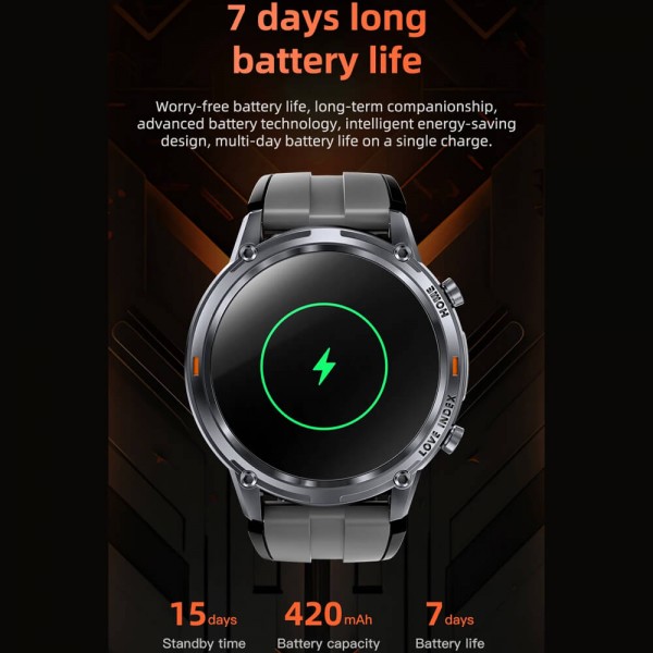 Smartwatch Microwear S350 - Grey Silicone
