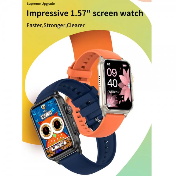 Smartwatch Microwear H23 - Gold Steel
