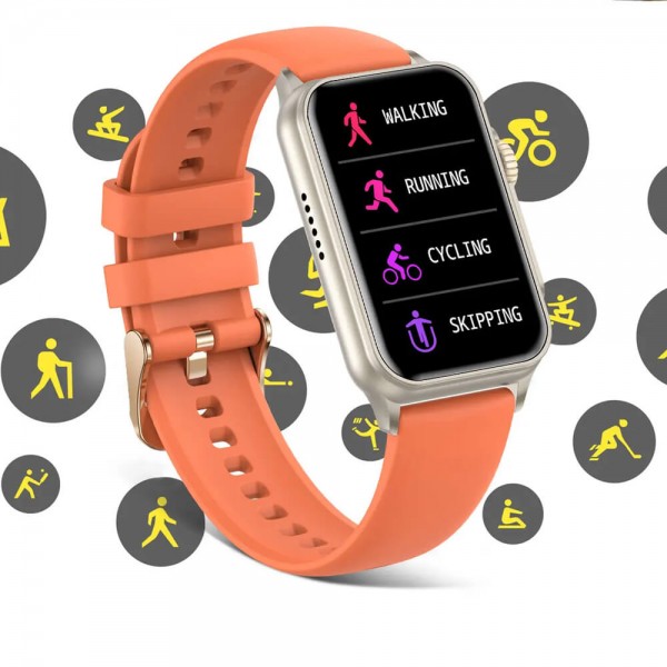 Smartwatch Microwear H23 - Gold Steel