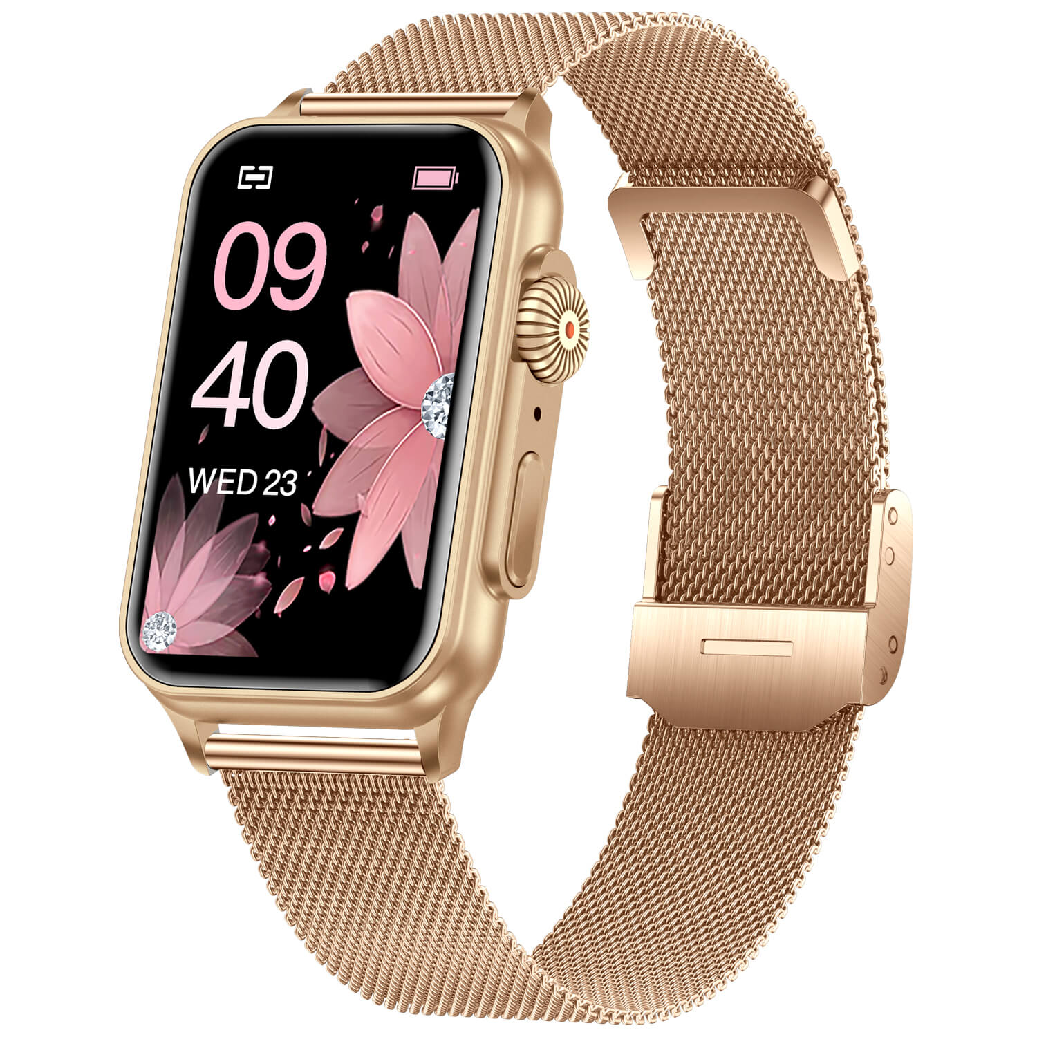 Smartwatch Microwear H23 - Gold Steel