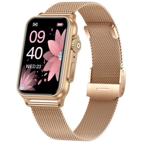 Smartwatch Microwear H23 - Gold Steel