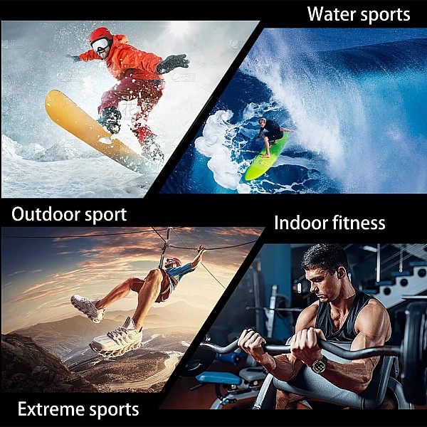 Smartwatch Microwear AK61 - Black Steel