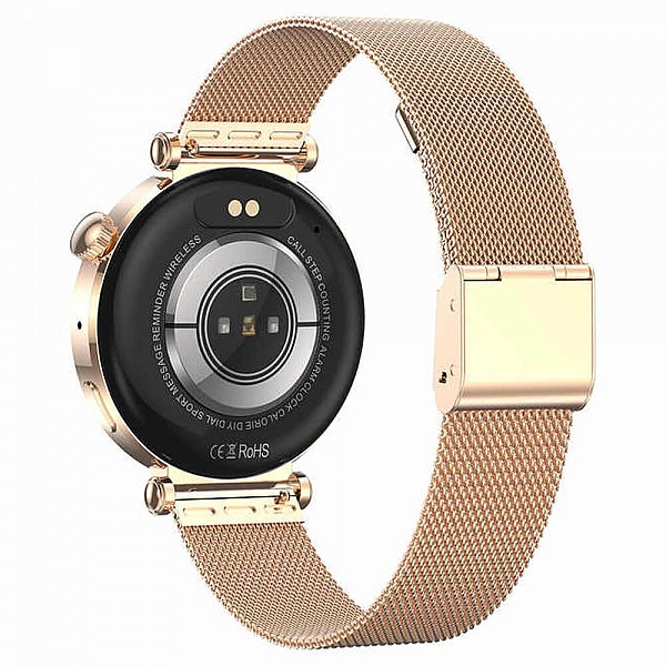 Smartwatch Microwear HK88 - Gold Steel