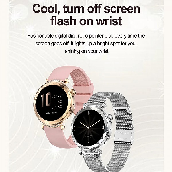 Smartwatch Microwear HK88 - Gold Steel