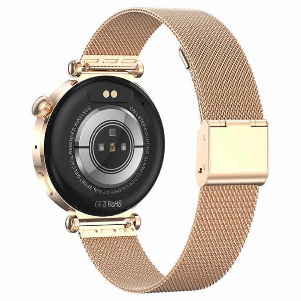 Smartwatch Microwear HK88 - Gold Steel