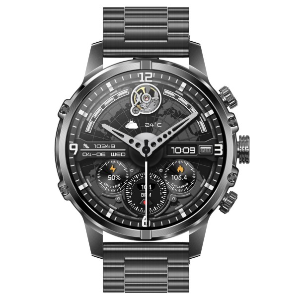 Smartwatch Microwear CF53 - Black Steel