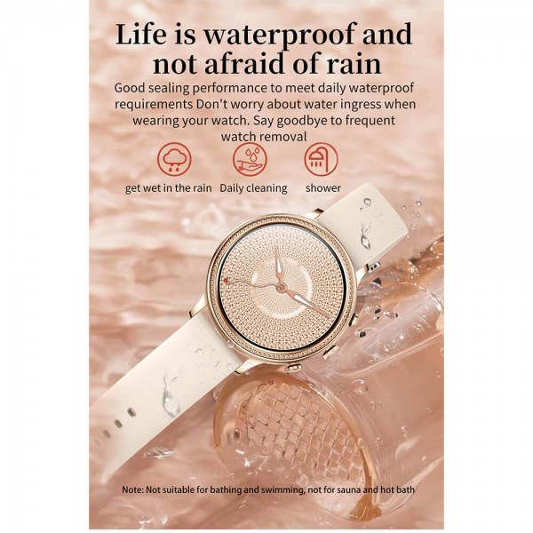 Smartwatch Microwear V60 - Beige