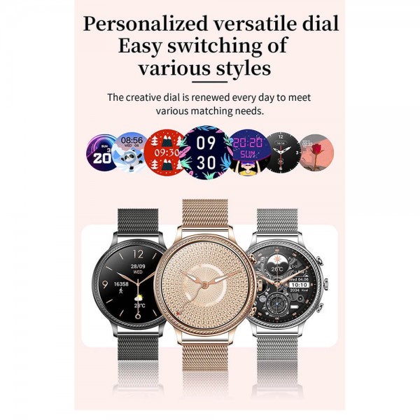 Smartwatch Microwear V60 - Beige