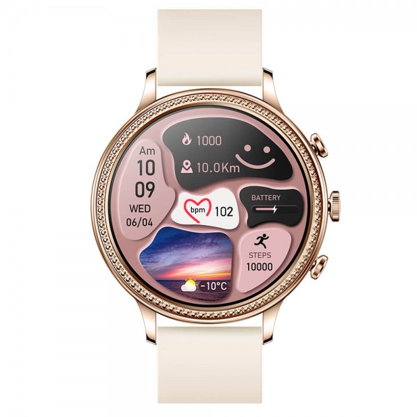 Smartwatch Microwear V60 - Beige