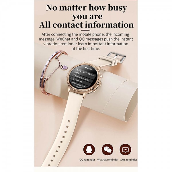 Smartwatch Microwear V60 - Beige
