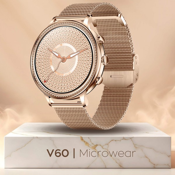 Smartwatch Microwear V60 - Beige