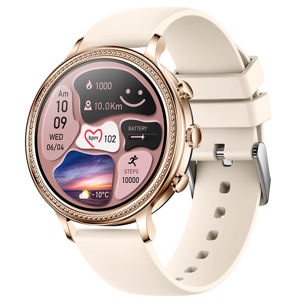 Smartwatch Microwear V60 - Beige