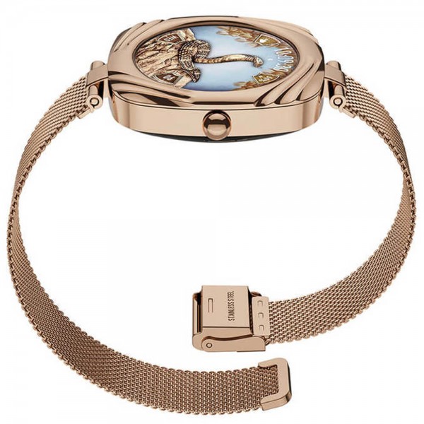 Smartwatch Microwear AW5 - Gold Steel
