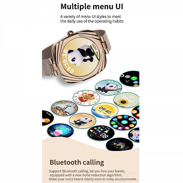 Smartwatch Microwear AW5 - Silver Steel