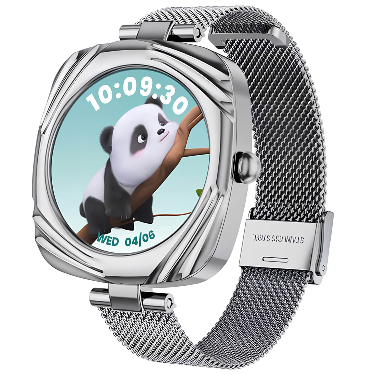 Smartwatch Microwear AW5 - Silver Steel