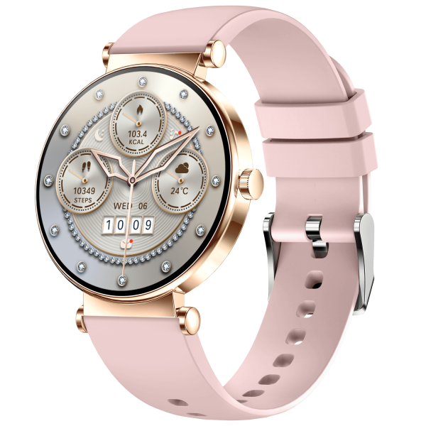 Smartwatch Microwear Y16 - Pink Silicone