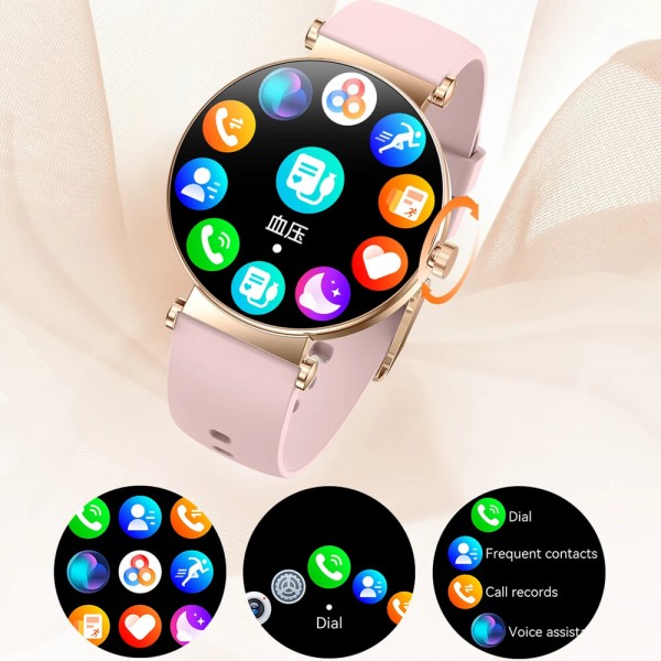 Smartwatch Microwear Y16 - Pink Silicone
