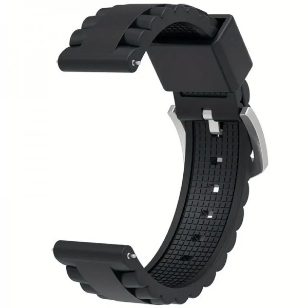 Microwear Λουράκι Σιλικόνης 24mm με Quick Release - Black