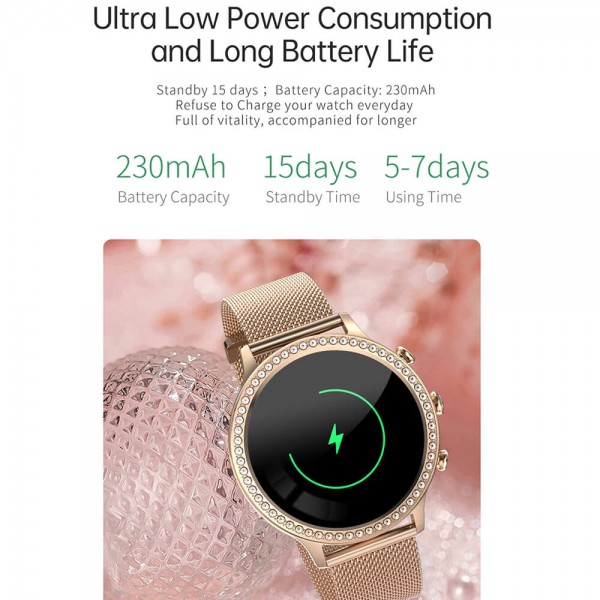 Smartwatch Microwear I70 - Silver Steel