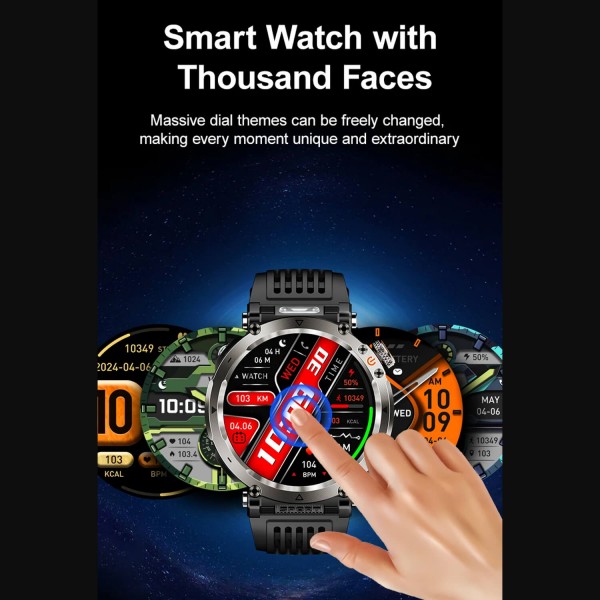 Smartwatch Bakeey  HT30 - Black 
