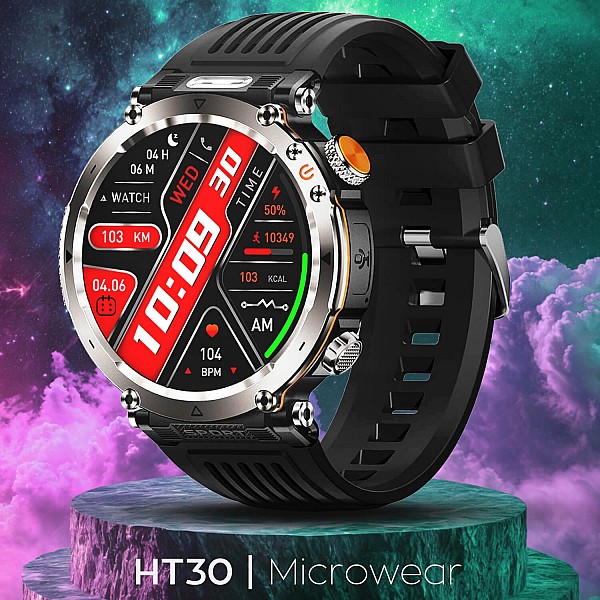 Smartwatch Microwear HT30 - Black 