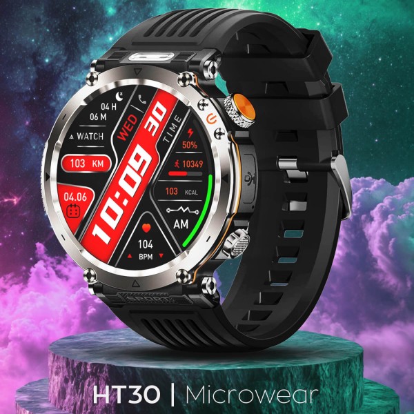 Smartwatch Microwear HT30 - Black 