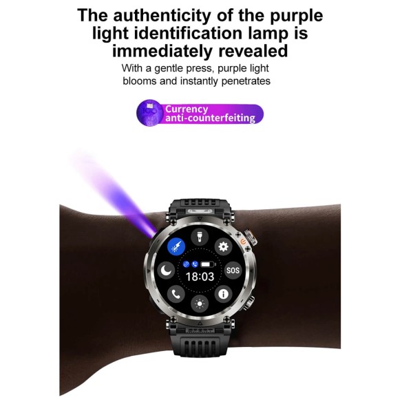 Smartwatch Bakeey  HT30 - Blue 