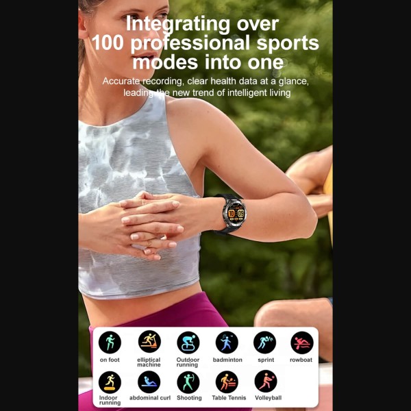 Smartwatch Bakeey  HT30 - Blue 